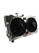 PWR 42mm Performance Radiator Module w/ Dual 12" SPAL Fans OEM Mounting Subaru WRX | STI 2002-2007                                     - CR-UC-YPR008B - Image 2