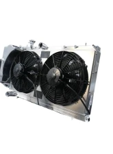 PWR 42mm Performance Radiator Module w/ Dual 12" SPAL Fans OEM Mounting Subaru WRX | STI 2002-2007                                     - CR-UC-YPR008B - Image 3