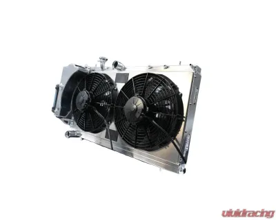 PWR 42mm Performance Radiator Module w/ Dual 12" SPAL Fans OEM Mounting Subaru WRX | STI 2002-2007 - CR-UC-YPR008B