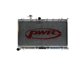 PWR 42mm Performance Radiator OEM Mounting OEM Fan Shroud Subaru WRX | STI 2002-2007