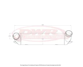 PWR 116mm Performance Intercooler OEM Fitment BMW 1M E82 2011-2012