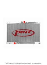 PWR 42mm Performance Radiator Mitsubishi Evo 7-9 2001-2007                                     - PWR1527 - Image 5