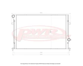 PWR 42mm Performance Elite Series Radiator Audi TT RS | RS3 2011-2013