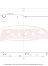 PWR 42mm Performance Radiator Honda S2000 AP2 2000-2008                                     - PWR6141 - Image 5