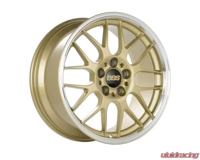 BBS RGR Wheel 17x7.5 5x100 35mm Gold | Diamond Cut Rim - RG751GPK