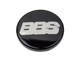 BBS 77mm Black | Silver Center Cap (5-Tab)