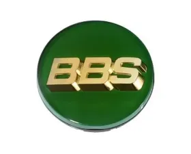 BBS 56mm Green | Gold Center Cap