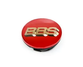 BBS 56mm Red | Gold Center Cap