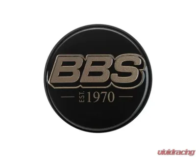 BBS Unlimited 56mm 2D "est.1970" Embossed Black | Bronze Center Cap Set - HW58071008.4
