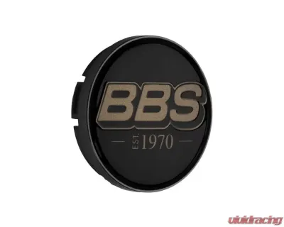 BBS Unlimited 56mm 2D "est.1970" Embossed Black | Bronze Center Cap Set - HW58071008.4