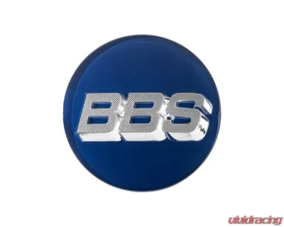 BBS Unlimited 56mm 3D Blue | Chrome Center Cap Set - HW58071014.4