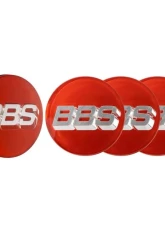 BBS Unlimited 70.6mm 3D Red | Chrome Center Cap Set                                     - HW58071022.4 - Image 5
