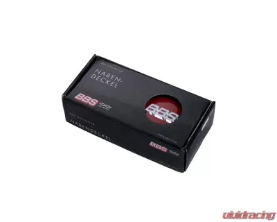 BBS Unlimited 70.6mm 3D Red | Chrome Center Cap Set - HW58071022.4