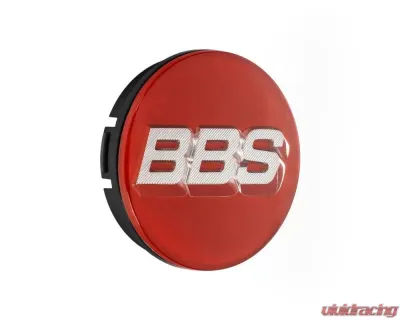 BBS Unlimited 70.6mm 3D Red | Chrome Center Cap Set - HW58071022.4