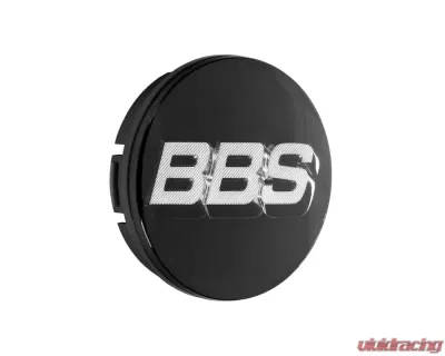BBS Unlimited 70.6mm 3D Black | Chrome Center Cap Set - HW58071024.4