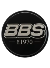 BBS Unlimited 70.6mm 2D "est.1970" Embossed Black | White Gold Center Cap Set                                     - HW58071041.4 - Image 3