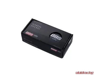 BBS Unlimited 56mm 2D "est.1970" Embossed Black | Platinum Silver Center Cap Set - HW58071044.4