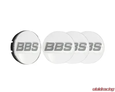 BBS Unlimited 56mm 3D Chrome | Silver Center Cap Set - HW58071046.4