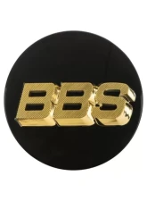 BBS Unlimited 56mm 3D Floating Black | Gold Center Cap Set                                     - HW58071047.4 - Image 3