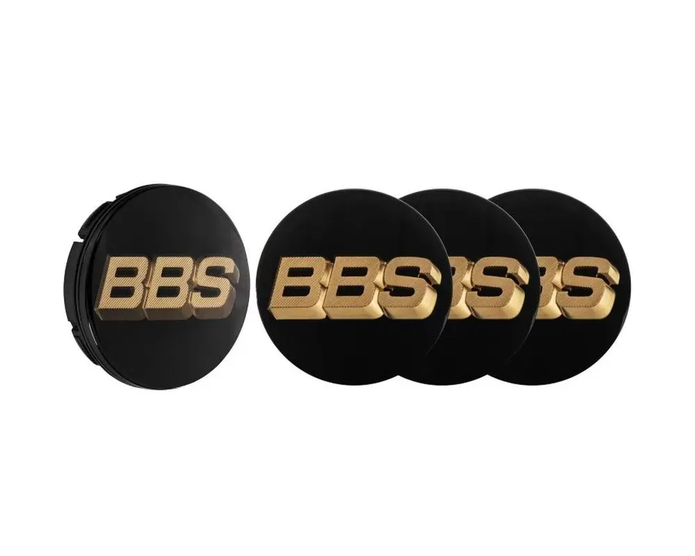 BBS Unlimited 56mm 3D Floating Black | Bronze Center Cap Set - HW58071049.4