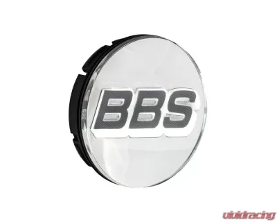 BBS Unlimited 56mm 3D Floating Chrome | Silver Center Cap Set - HW58071057.4