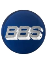 BBS Unlimited 56mm 3D Floating Blue | Chrome Center Cap Set                                     - HW58071059.4 - Image 3