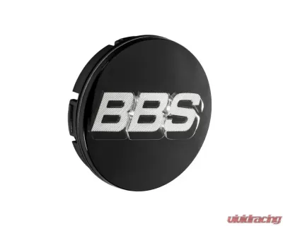 BBS Unlimited 56mm 3D Floating Black | Chrome Center Cap Set - HW58071063.4