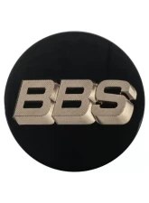 BBS Unlimited 56mm 3D Black | White Gold Center Cap Set                                     - HW58071067.4 - Image 3
