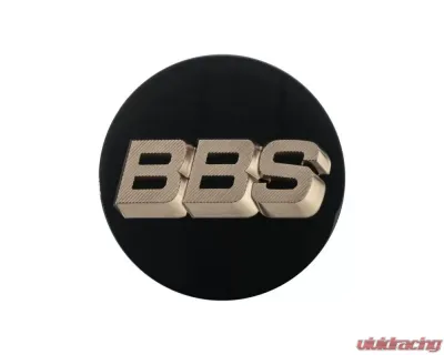 BBS Unlimited 56mm 3D Black | White Gold Center Cap Set - HW58071067.4