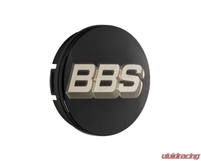 BBS Unlimited 56mm 3D Black | White Gold Center Cap Set - HW58071067.4