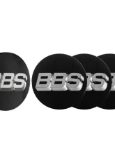 BBS Unlimited 56mm 3D Black | Platinum Silver Center Cap Set                                     - HW58071069.4 - Image 5