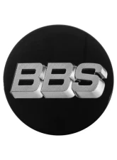 BBS Unlimited 56mm 3D Black | Platinum Silver Center Cap Set                                     - HW58071069.4 - Image 3