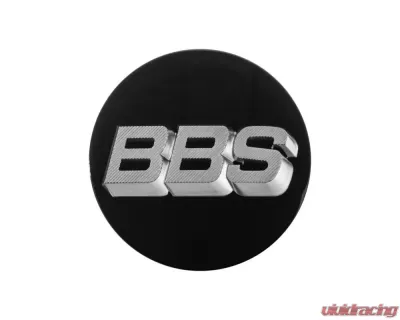 BBS Unlimited 56mm 3D Black | Platinum Silver Center Cap Set - HW58071069.4