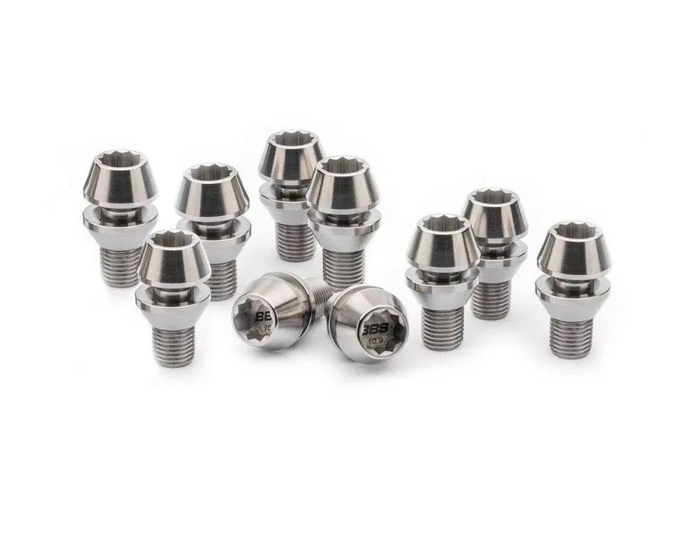 BBS Unlimited M14 x 1.5 x 20 Titanium Cone Loose Wheel Bolt Set - HW68324242.10