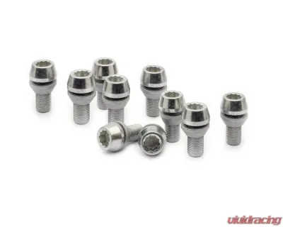 BBS Unlimited M14 x 1.5 x 20 Steel Silver Cone Loose Wheel Bolt Set - HW68324245.10