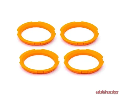 BBS Unlimited 63.4mm Dark Orange Centering Ring Set - 65251007.4