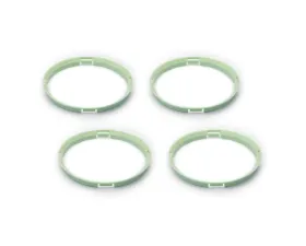 BBS Unlimited 74.1mm Light Green Centering Ring Set