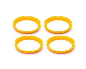 BBS Unlimited 66.5mm Orange Centering Ring Set