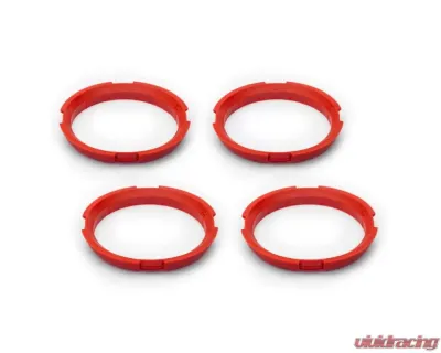BBS Unlimited 67.1mm Red Centering Ring Set - 65251012.4
