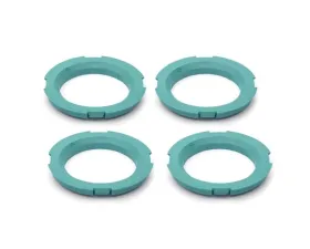 BBS Unlimited 56.1mm Turquoise Centering Ring Set