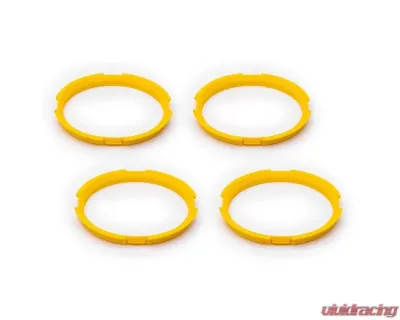 BBS Unlimited 70.2mm Yellow Centering Ring Set - 65251013.4