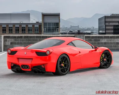BBS FI Wheel Package 20x8.75/20x10.75 Black Satin Ferrari 458 Italia | 458 Spider | 458 Speciale - BBS-FI025/26BS-Set
