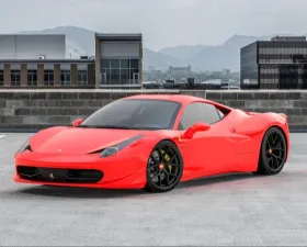 BBS Wheels BBS FI Wheel Set 20x8.75 20x10.75 Black Satin for Ferrari 458 2010-2015