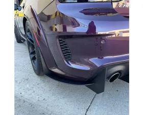 ZL1 Addons 2 Piece Rear Diffuser Side Extension w/Fins Dodge Charger Widebody 2020-2023
