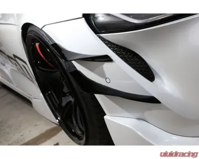 RESULT JAPAN Carbon Fiber Front Canards Toyota Supra A90 2020-2024 - RST-RJ90009