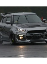 RESULT JAPAN FRP Fog Cover w/ LED Suzuki Swift Sport ZC33S 2022+                                     - RST-RJZC33008 - Image 3