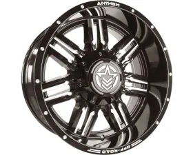 Anthem Off-Road Equalizer Wheel 20x10 5x150 -24mm Gloss Black w/ Milled Edges