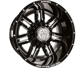 Anthem Off-Road Equalizer Wheel 20x12 5x127 | 5x5 -44mm Gloss Black w/ Milled Edges