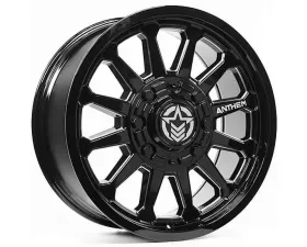 Anthem Off-Road Intimidator Wheel 20x10 5x150 -24mm Gloss Black w/ Milled Edges