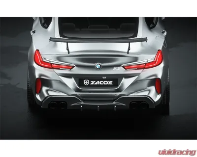 Zacoe Carbon Fiber Rear Diffuser BMW M8 F92 / F93 - BM-F93-RD